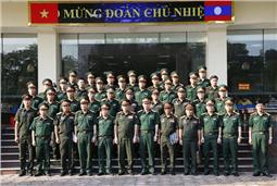 Đoàn cán bộ Tổng cục Hậu cần Quân đội nhân dân Lào thăm, làm việc tại Quân khu